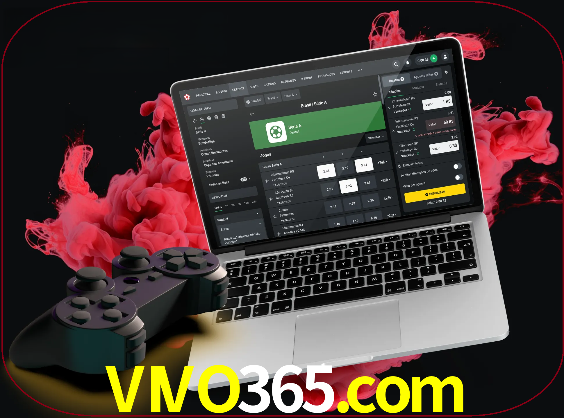 Visite a secção especial de jogos de vídeo em vivo365 para descobrir em que jogos pode apostar e ganhar muito dinheiro.