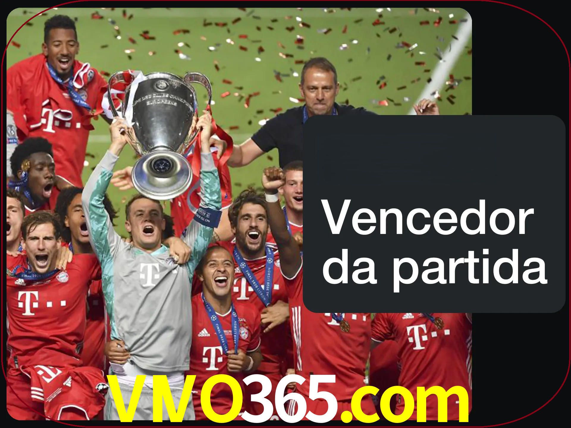 Aposte no vencedor e ganhe uma grande quantia de dinheiro.