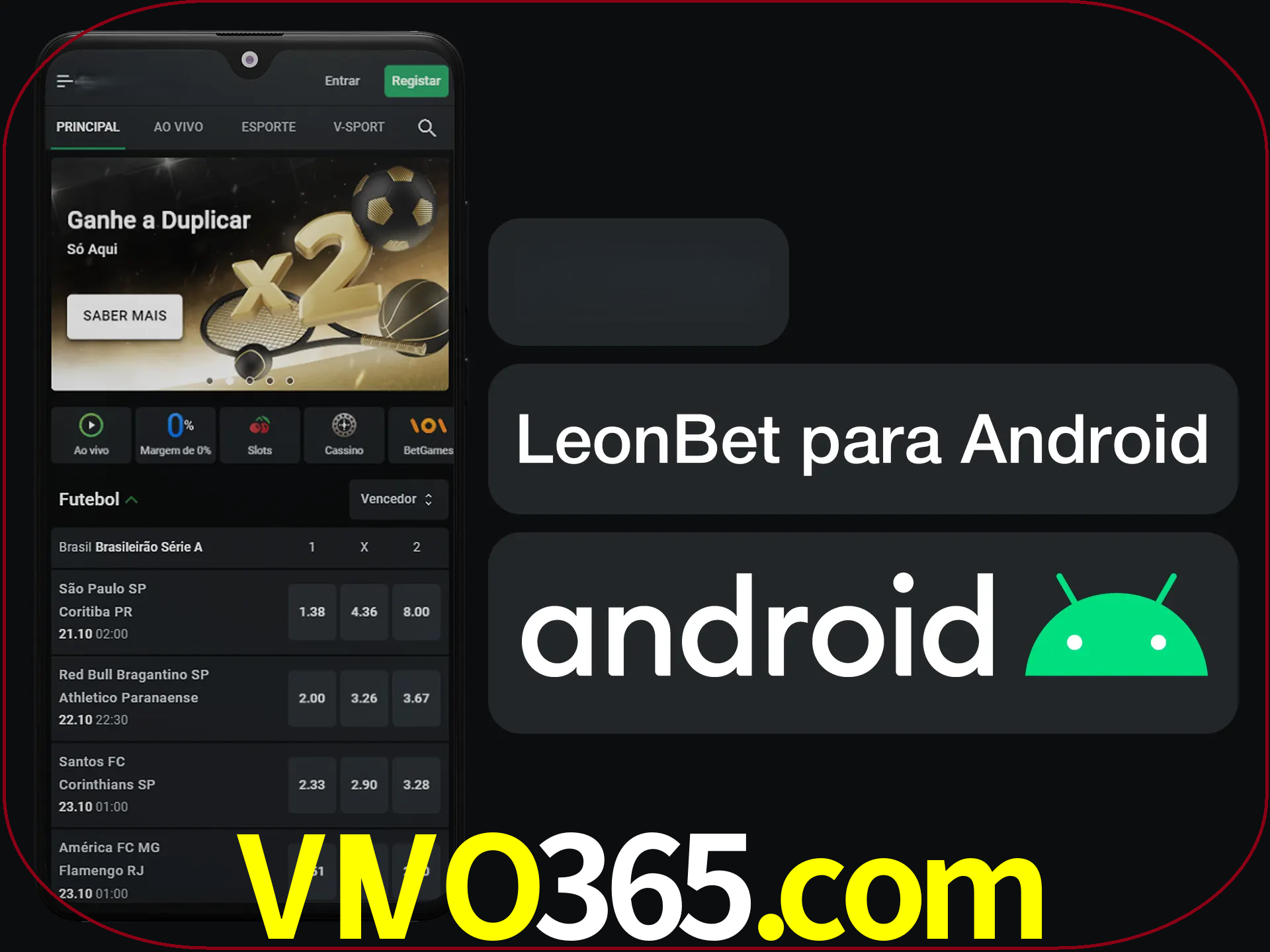 Adquira sua versão poket de LeonBet.